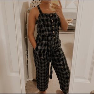 American Eagle - Plaid Jumpsuit